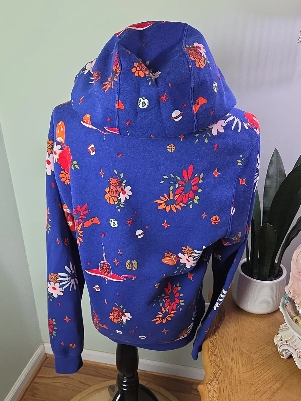 Nike Sportswear Club Trippy Toad UFO Floral Fleece Hoodie